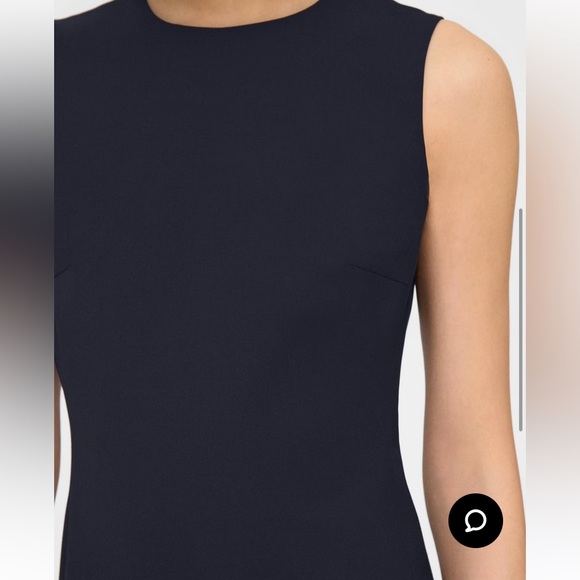 Theory Sleeveless Stretch Wool Sheath Dress Betty 2B Size 8 - Picture 4 of 8
